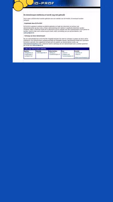 Screenshot of intellectus.nl