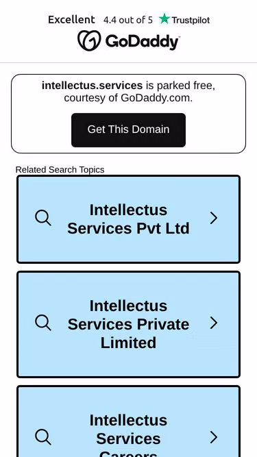 Screenshot of intellectus.services