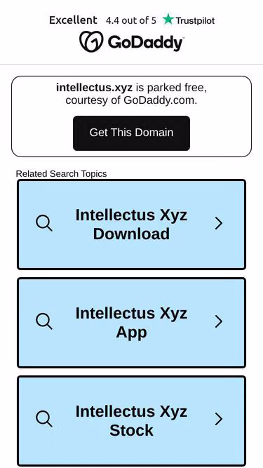 Screenshot of intellectus.xyz