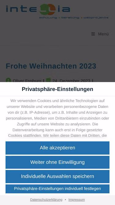 Screenshot of intellia.de