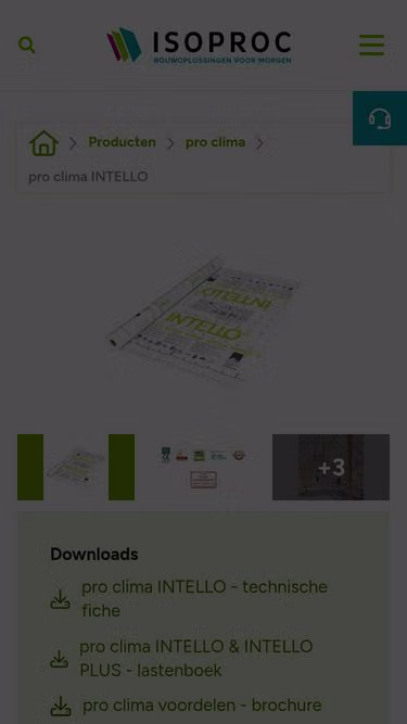 Screenshot of intello.be