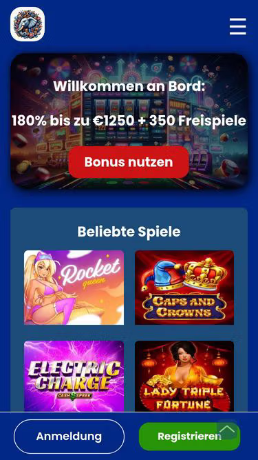 Screenshot of intensecasino.de