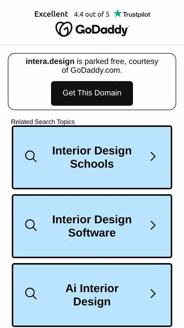 Screenshot of intera.design