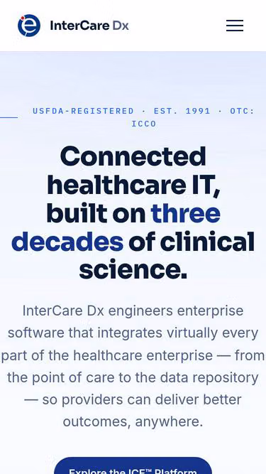 Screenshot of intercare.com