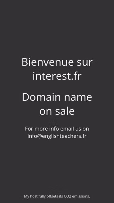 Screenshot of interest.fr