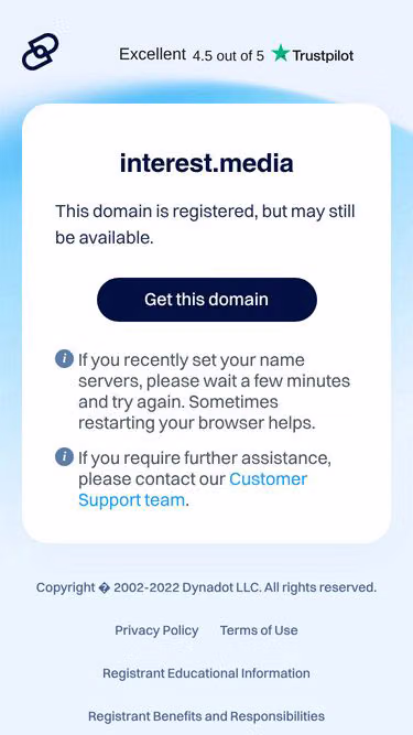Screenshot of interest.media