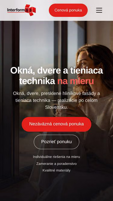 Screenshot of interform.sk