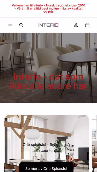 Screenshot of interio.net