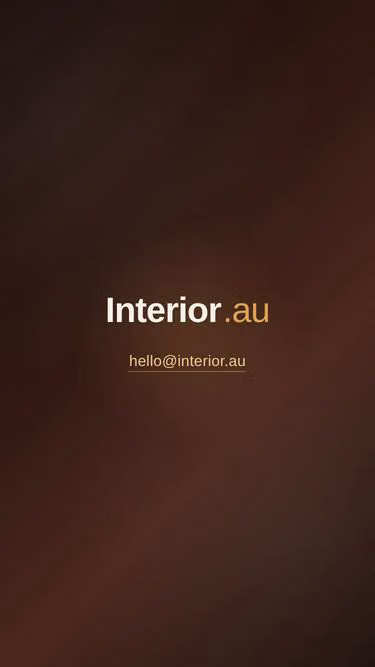 Screenshot of interior.au