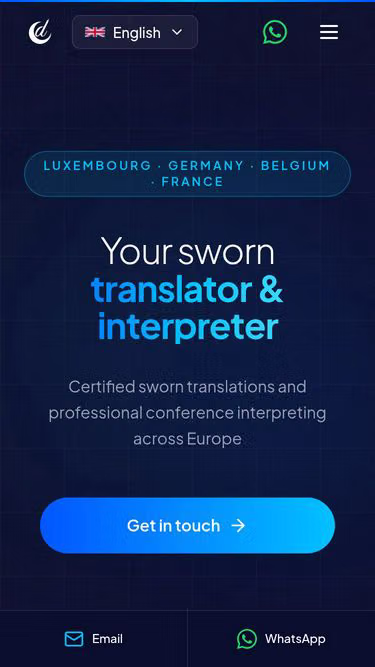Screenshot of interpreter.eu