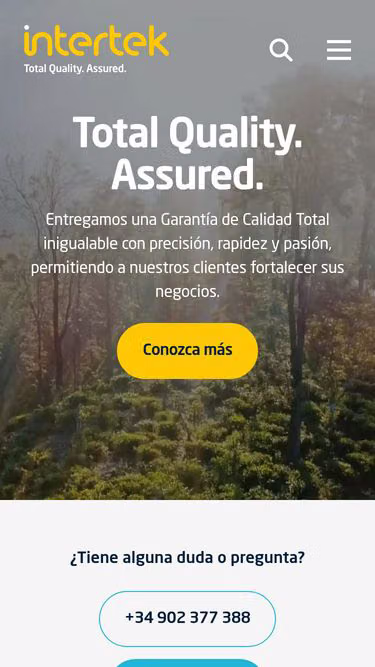 Screenshot of intertek.es