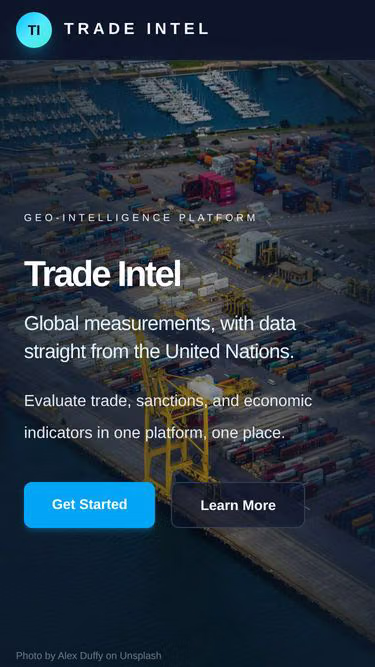 Screenshot of intertrade.dev
