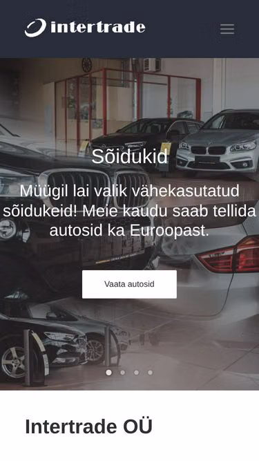 Screenshot of intertrade.ee