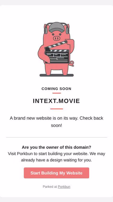Screenshot of intext.movie