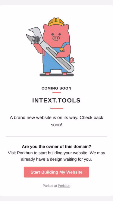 Screenshot of intext.tools