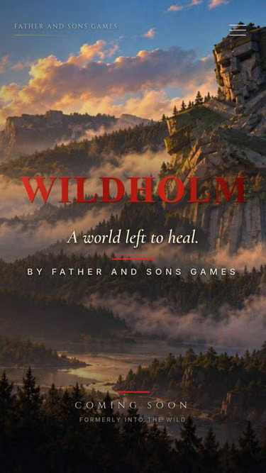 Screenshot of intothewild.game