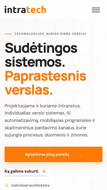 Screenshot of intratech.lt