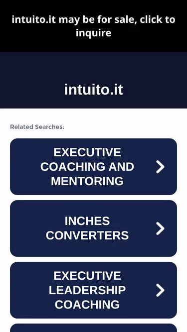 Screenshot of intuito.it