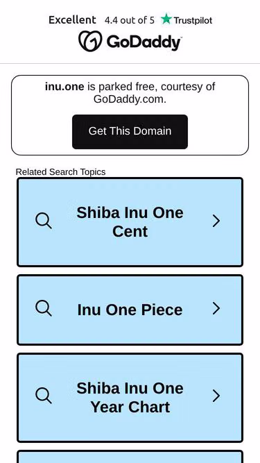 Screenshot of inu.one