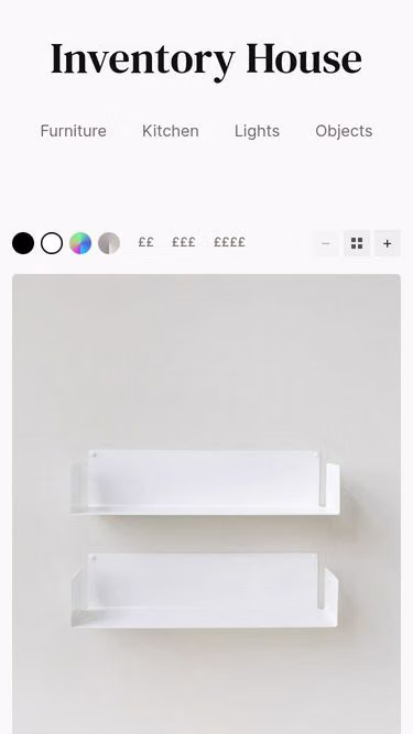 Screenshot of inventory.house