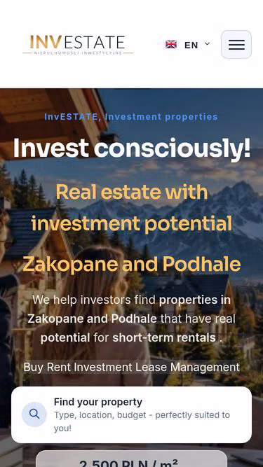 Screenshot of investate.com.pl