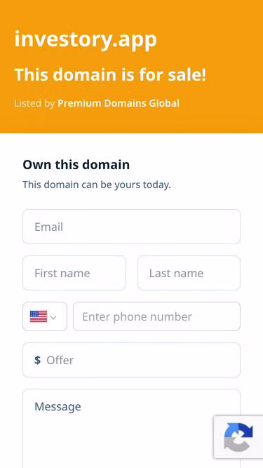 Screenshot of investory.app