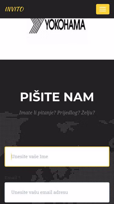 Screenshot of invito.hr