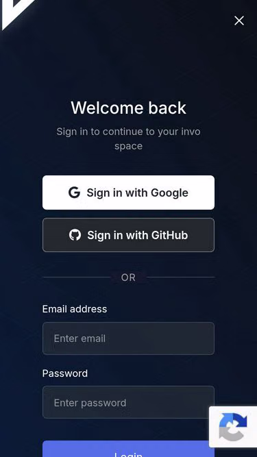 Screenshot of invo.network