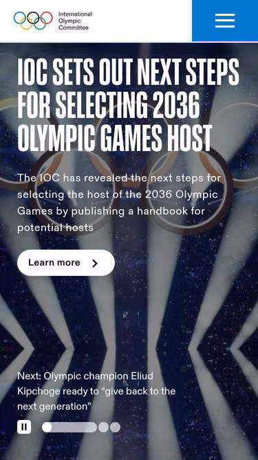 Screenshot of ioc.org