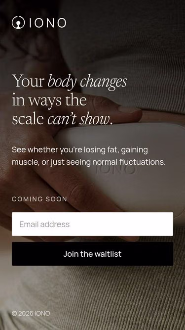 Screenshot of iono.health