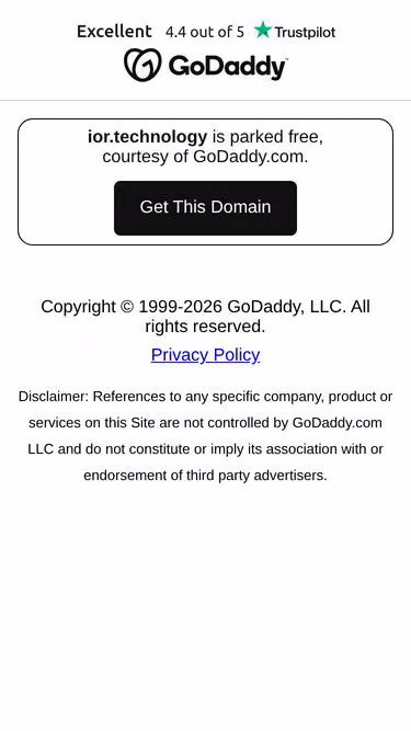 Screenshot of ior.technology