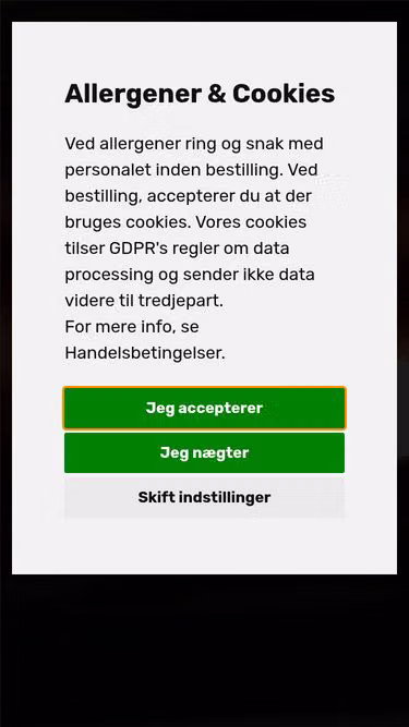 Screenshot of iorder.dk