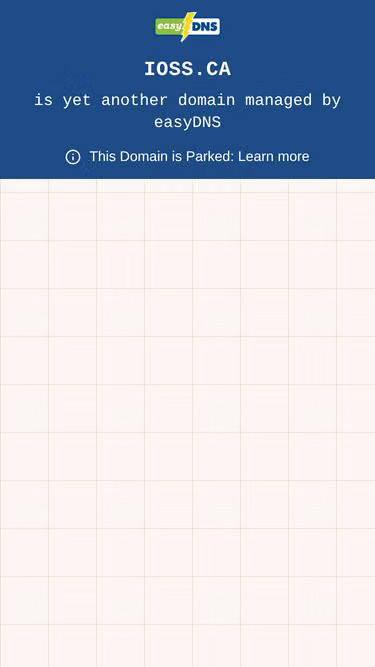 Screenshot of ioss.ca