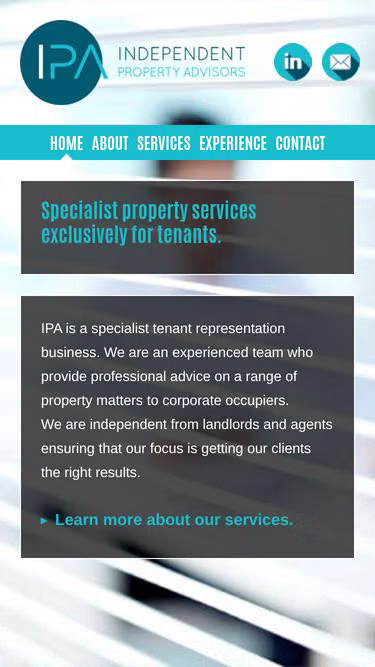 Screenshot of ipa.co.nz