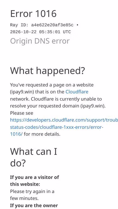 Screenshot of ipay9.win