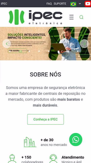 Screenshot of ipec.ind.br