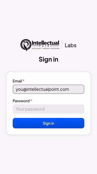 Screenshot of ipoint.cloud