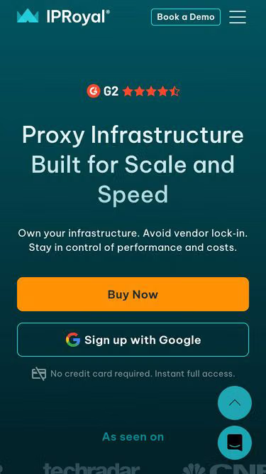 Screenshot of iproyal.it