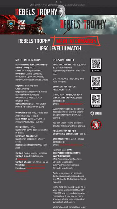 Screenshot of ipsc.sk