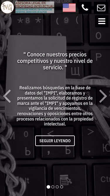 Screenshot of ipservices.com.mx