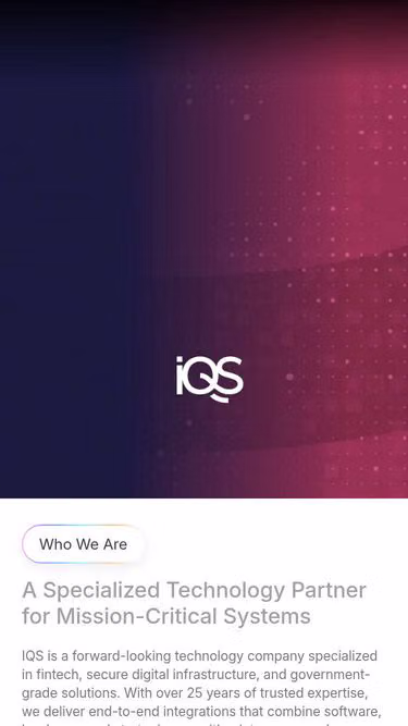 Screenshot of iqs.am