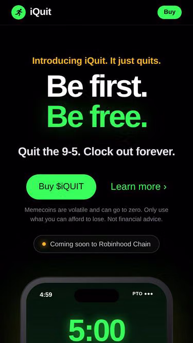 Screenshot of iquit.vip