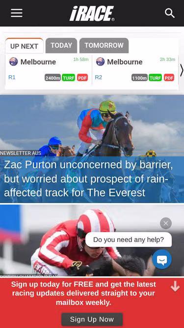 Screenshot of irace.com.sg