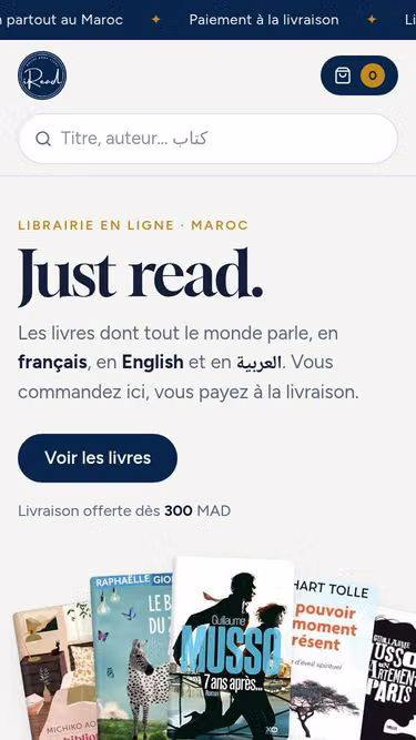 Screenshot of iread.ma
