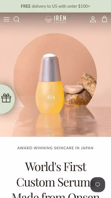 Screenshot of iren.sh