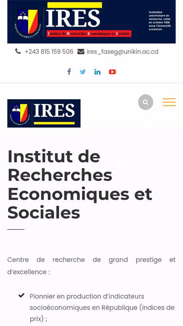 Screenshot of ires.cd