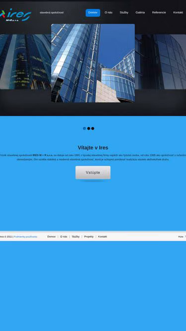 Screenshot of ires.sk