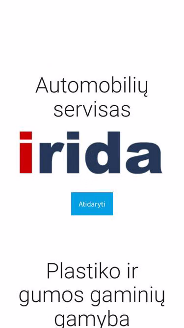 Screenshot of irida.lt