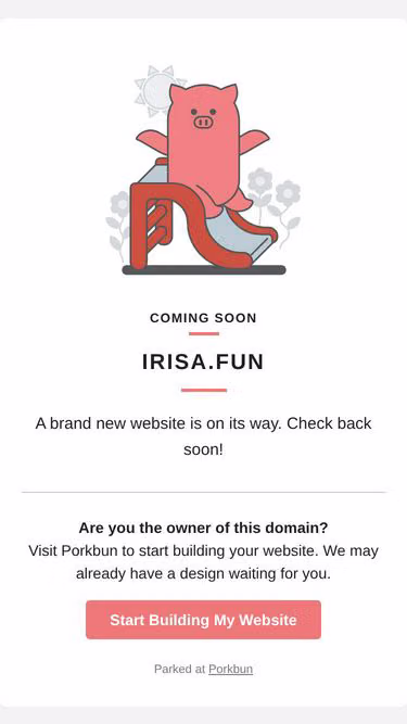 Screenshot of irisa.fun