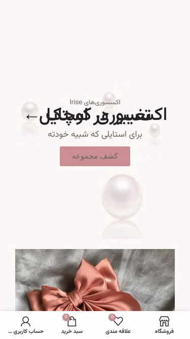 Screenshot of irise.ir